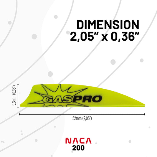 Gaspro NACA 200 vanes